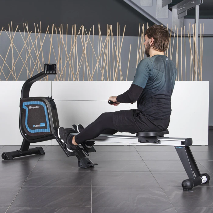 Гребной тренажер магнитный inSPORTline inCondi RW600 черный