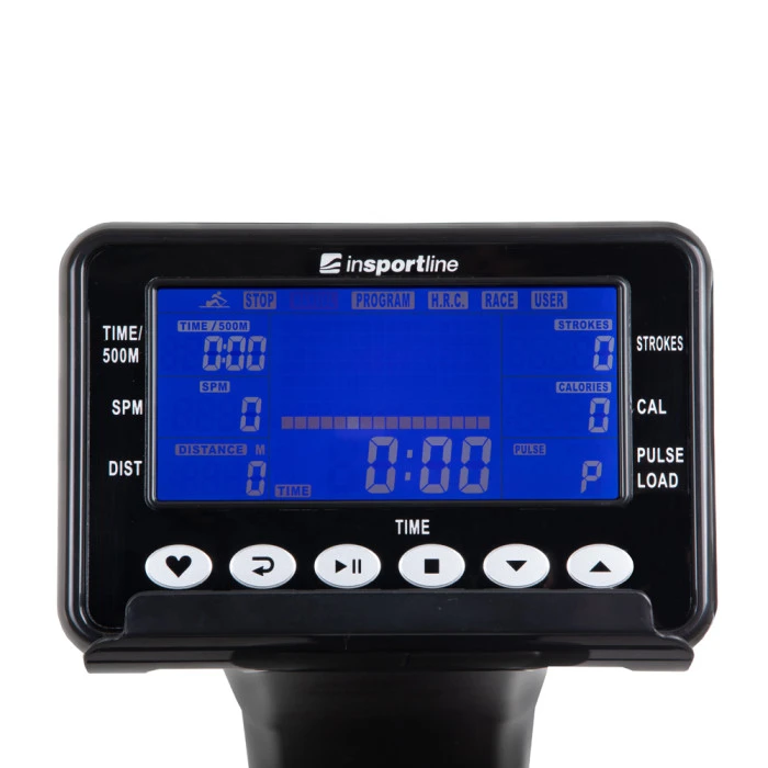 Гребной тренажер магнитный inSPORTline inCondi RW600 черный