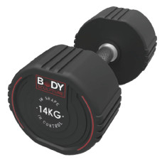 Гантель стальная Body Sculpture TPU BW 133, 14 кг
