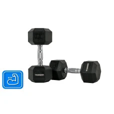 Гантель шестигранна THUNDER 12,5 кг