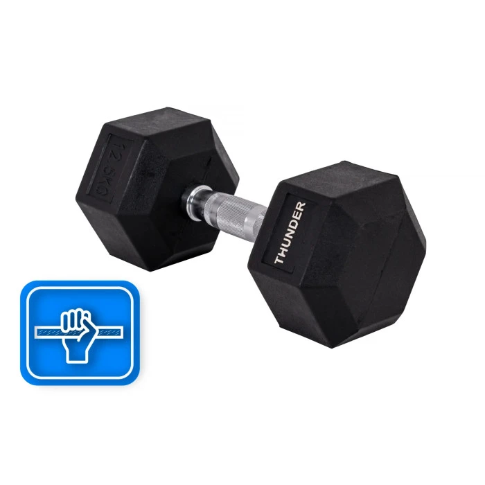 Гантель шестигранный THUNDER 12,5 кг