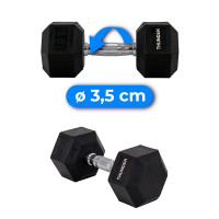 Гантель шестигранна THUNDER 12,5 кг