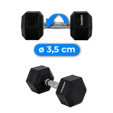 Гантель шестигранна THUNDER 12,5 кг