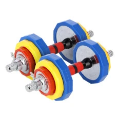 Гантели разборные со штангой в кейсе HMS SKC20, 2 х 10 кг