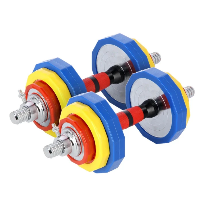 Гантели разборные со штангой в кейсе HMS SKC20, 2 х 10 кг