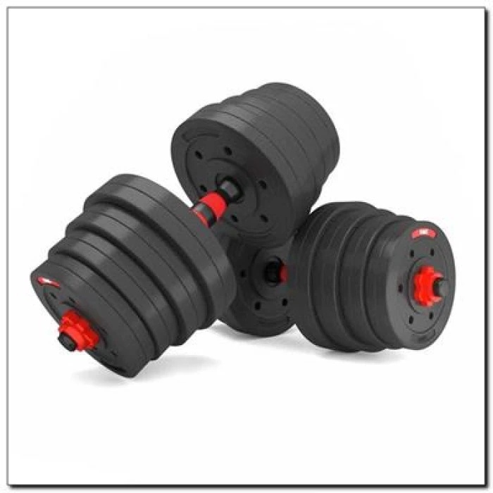 Набор штанга+гантели HMS SGР30 - 30 кг, черно-красный.