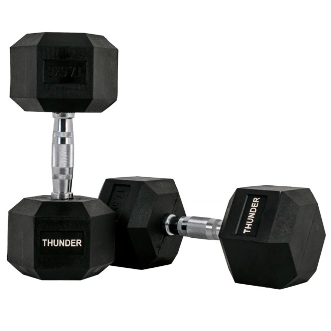 Гантель шестигранный THUNDER 17,5 кг