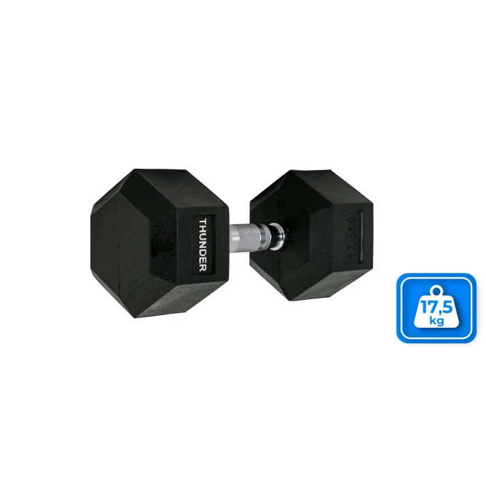 Гантель шестигранный THUNDER 17,5 кг