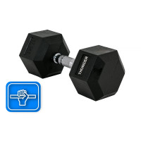 Гантель шестигранна THUNDER 17,5 кг