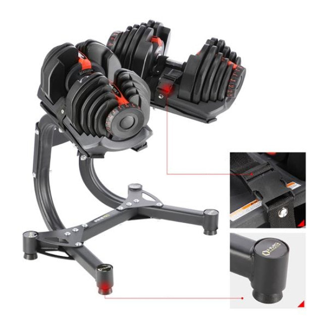 Набор регулируемых гантелей HMS SR80 + стойка STR10 PRO