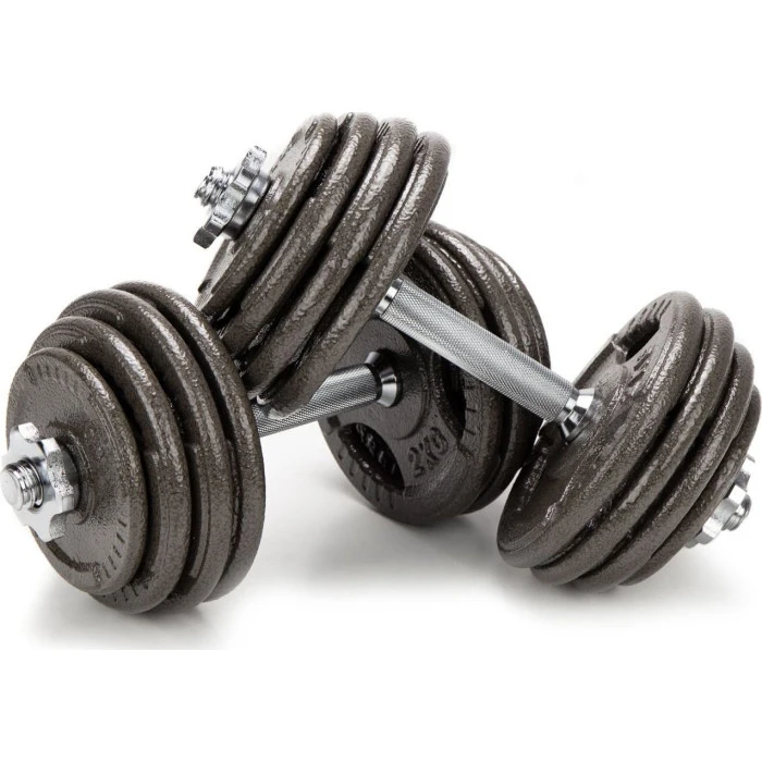 Гантели разборные чугунные Abarqs HKS-40, 2 х 20 кг.