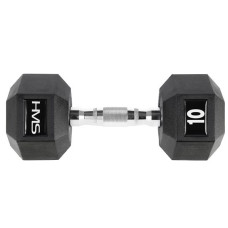 Гантель шестигранна HMS HEX PRO, 10 кг