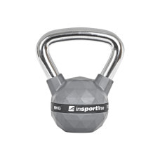 Гиря с резиновым покрытием inSPORTline Kettlebell PU 8 кг