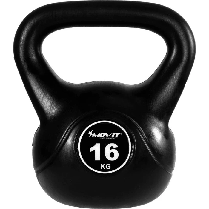 Гиря битумная Movit 16 кг, черная
