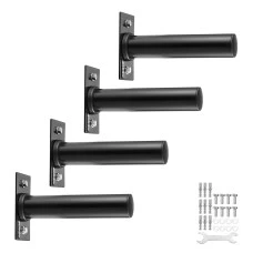 Настенный крепеж для весовых дисков VEVOR, черный