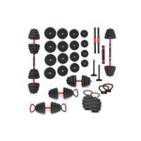 Гантели разборные HMS SGN130 PRO 6-в-1 со штангой и гирями 30 кг.