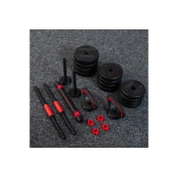 Гантели разборные HMS SGN130 PRO 6-в-1 со штангой и гирями 30 кг.