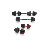 Гантели разборные HMS SGN130 PRO 6-в-1 со штангой и гирями 30 кг.