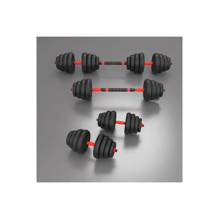 Гантели разборные HMS SGN130 PRO 6-в-1 со штангой и гирями 30 кг.
