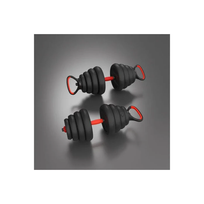 Гантели разборные HMS SGN130 PRO 6-в-1 со штангой и гирями 30 кг.