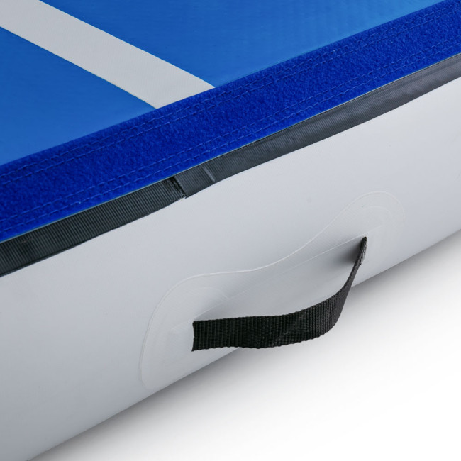 Надувной коврик inSPORTline Aircase 200x140 см, бело-синий