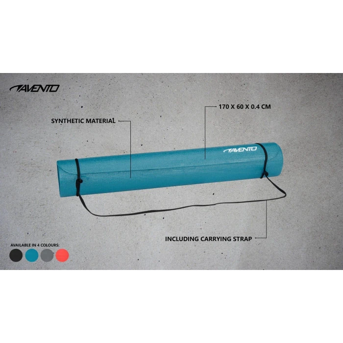 Коврик для йоги Avento Fitness, красный