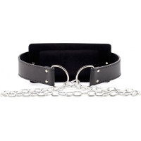 Пояс для тренировок кожаный с цепью Zipro 85 х 16 х 2 см