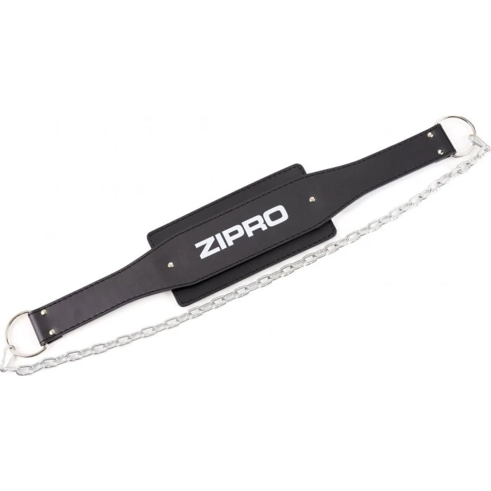 Пояс для тренировок кожаный с цепью Zipro 85 х 16 х 2 см