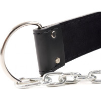 Пояс для тренировок кожаный с цепью Zipro 85 х 16 х 2 см