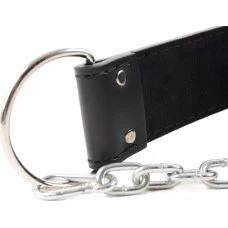 Пояс для тренировок кожаный с цепью Zipro 85 х 16 х 2 см