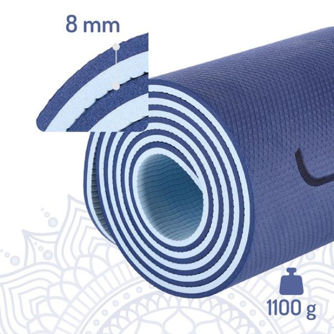 Коврик для йоги YM11 DARK BLUE HMS