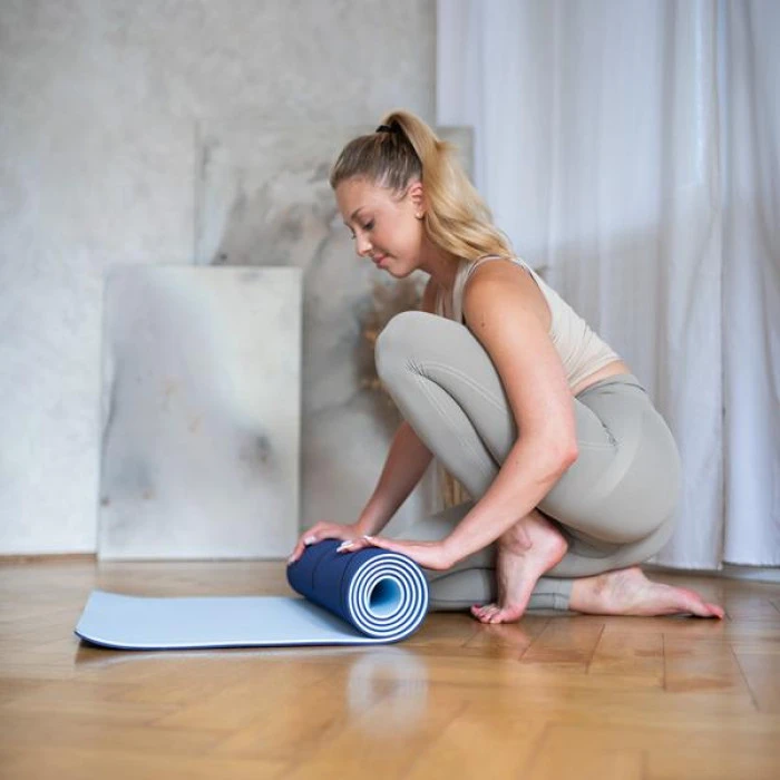 Коврик для йоги YM11 DARK BLUE HMS