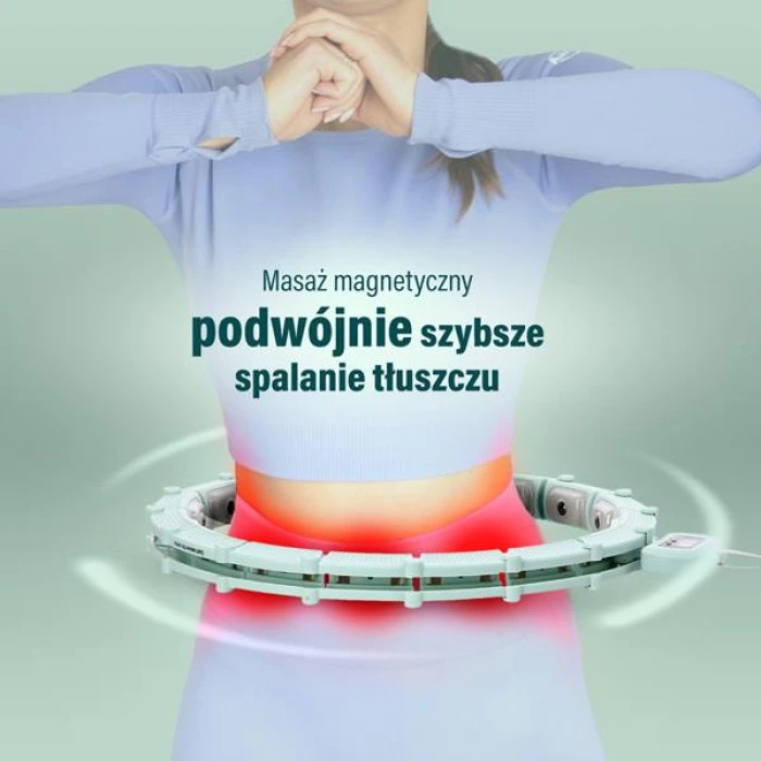 Обруч магнітний з вагою + лічильником HMS HHM14 зелений