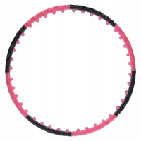 Масажний обруч Хула Хуп HHP024 HULA HOP 1,6KG 110CM HMS - чорно-рожевий