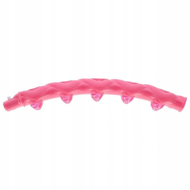 Масажний обруч Хула Хуп HHP024 HULA HOP 1,6KG 110CM HMS - чорно-рожевий