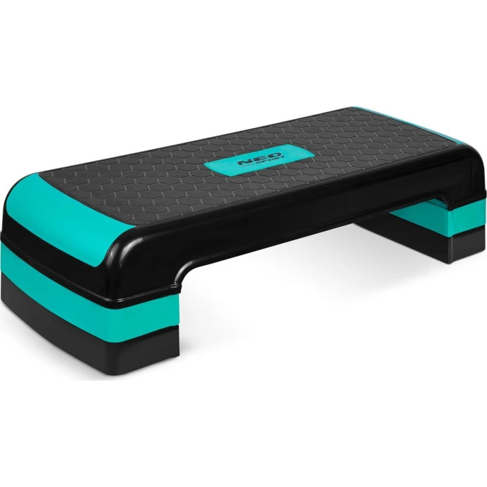 Степ-платформа Neo-Sport Step NS-402 - чорно-бірюзова