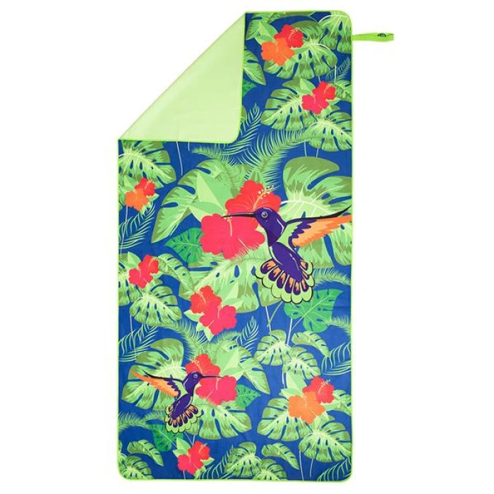 Полотенце из микрофибры 160х80 см NILS NCR14 FLOWERS