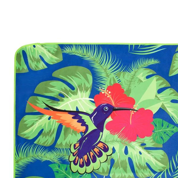 Полотенце из микрофибры 160х80 см NILS NCR14 FLOWERS