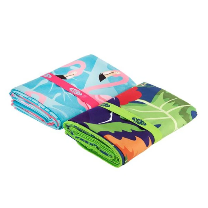 Полотенце из микрофибры 160х80 см NILS NCR14 FLOWERS