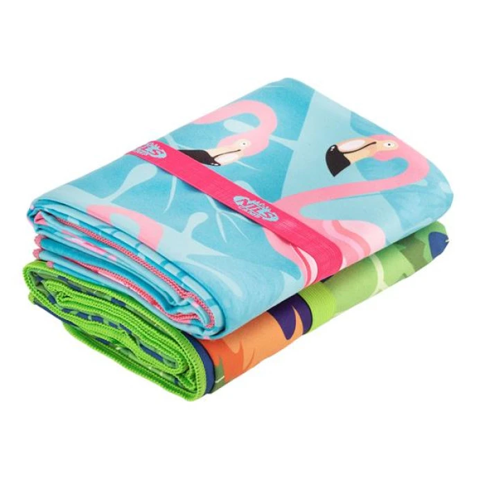 Полотенце из микрофибры 160х80 см NILS NCR14 FLOWERS