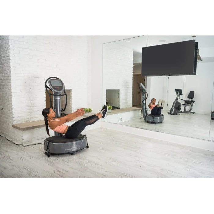 Массажер платформа Power Plate My7, черно-серый