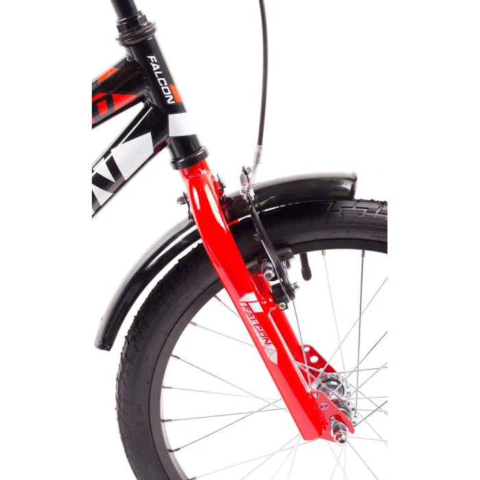 Детский велосипед K7 Records FALCON 20 черный/красный 10