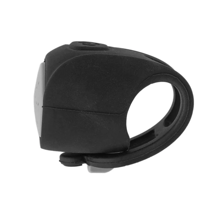 Електричний дзвінок на батарейках, силіконовий, водонепроникний, чорний