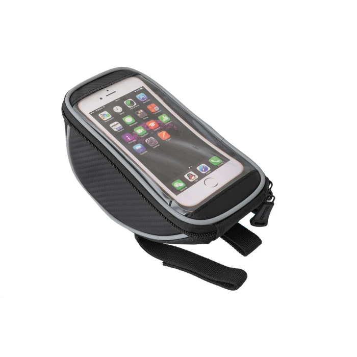 Сумка на липучці на кермо для телефону BG004 чорна