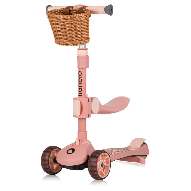 Детский самокат Lionelo FRANKY PINK ROSE