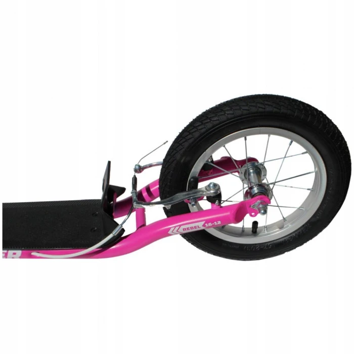 Самокат с надувными колесами MASTER Rebel Pink 16/12”