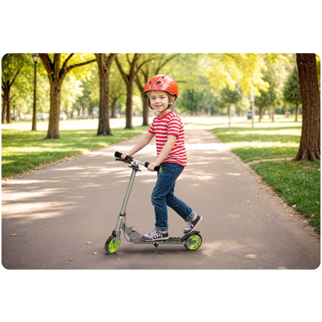 Самокат детский Ricokids Kodi серо-зеленый