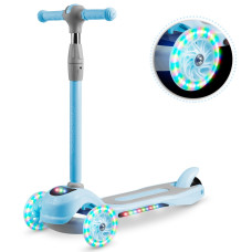 Самокат детский трехколесный Ricokids Piko голубой