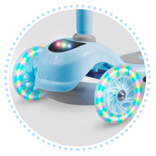 Самокат детский трехколесный Ricokids Piko голубой