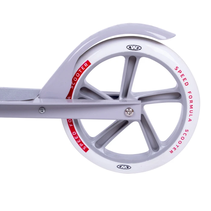 Складной самокат WORKER Molden 205 mm - серо-красный